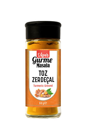 Zerdeçal Toz 60 gr – %100 Doğal, Katkısız, Cam Tuzluklu Ambalajda - Turmeric Powder (Menşei; Hindistan)