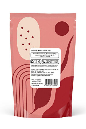 Kırmızı Pancar Tozu 100 gr – Doğal Öğütülmüş Pancar – Katkısız %100 Bitkisel