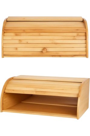 Bambu Kapaklı Ekmeklik Ekmek Dolabı Kutusu
