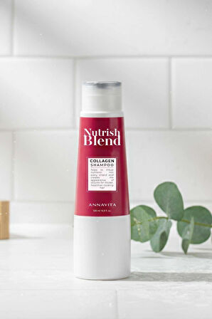 NUTRISH BLEND Collagen Şampuan 500ml - Yapılandırıcı ve Onarıcı Etki