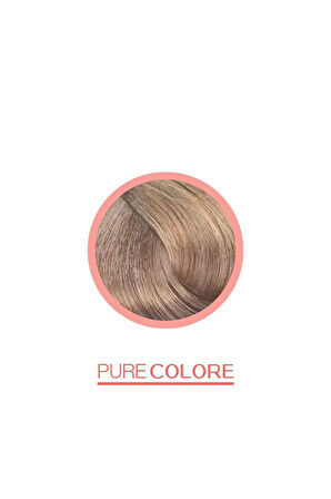 8/2 Açık Kumral Bej Purecolore Yağ Bazlı Krem Boya 100ml - Düşük Amonyaklı, Kolajen & Keratin Içerikli