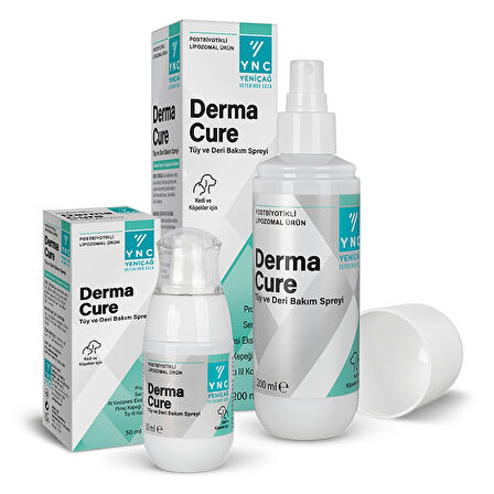 YNC Derma Cure Köpek ve Kediler Için Tüy ve Deri Bakım Spreyi 200 ml