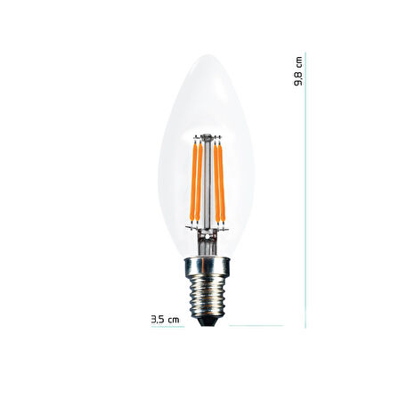 Lambam Led Ampul 4W 3200K E14 (Gün Işığı) ERD-25