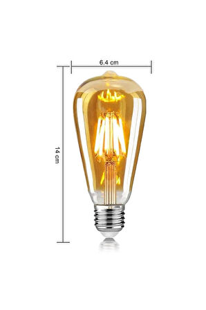 Lambam Led Ampul 4W 2500K E27 (Gün Işığı) ERD-31