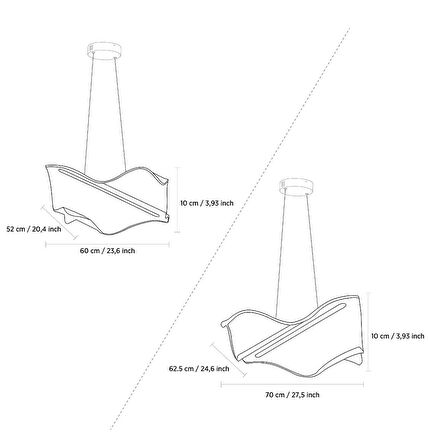 FLORİDA AKRİLİK LED SARKIT