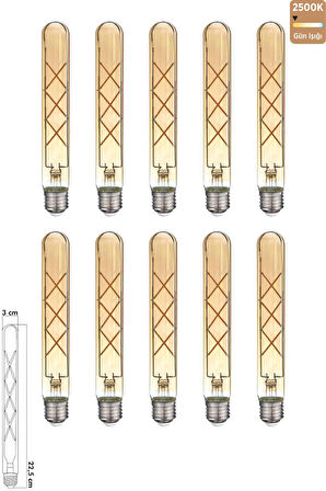LED Ampul 6W 2500K E27 (Gün Işığı) 10'lu ERD-33