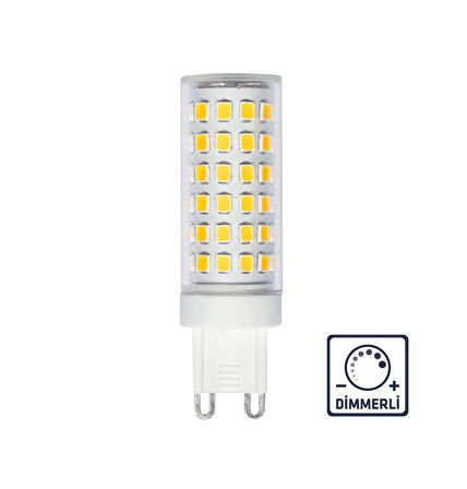 ERD-289 UZUN MISIR ŞEFFAF 7 W 3000K G9 LED AMPUL ERD-289