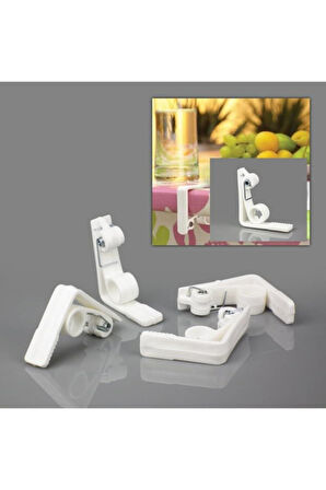 4 Adet Yaylı Masa Örtüsü Mandalı Yaylı Masa Mandalı