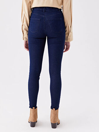 LCW Jeans İNDİGO Yüksek Bel Jüpiter Süper Skinny Fit Kadın Jean Pantolon