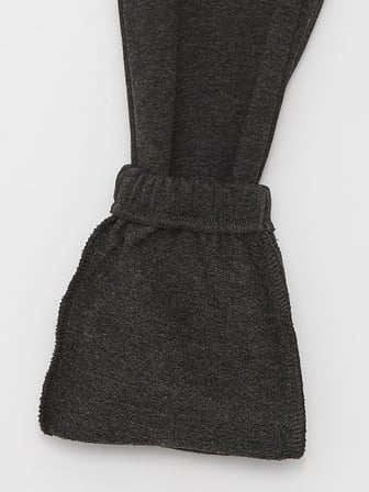 LCW Kids Antrasit Beli Lastikli Baskılı Kız Çocuk Jogger Eşofman Altı
