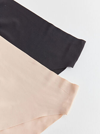 LCW DREAM PEMBE Düz Lazer Kesim Bikini Külot 2'li Paket