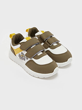 LCW STEPS BEYAZ Baskılı Erkek Çocuk Spor Ayakkabı