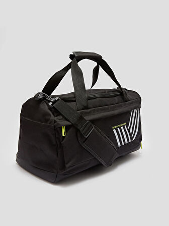LCW ACCESSORIES SİYAH Baskılı Erkek Spor Çantası