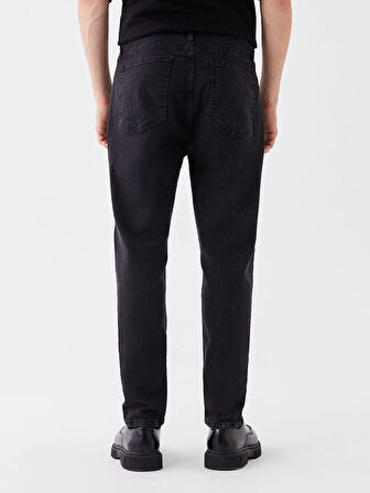 XSIDE Siyah 730 Havuç Kalıp Erkek Jean Pantolon