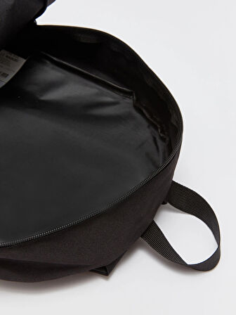 LCW ACCESSORIES SİYAH Düz Fermuarlı Erkek Sırt Çantası