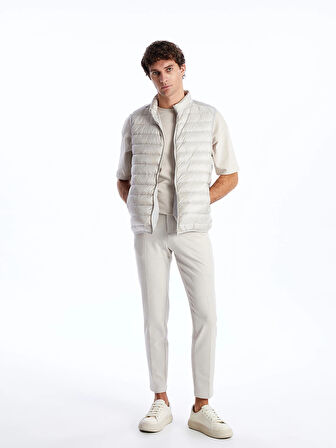 SOUTHBLUE Gri Standart Kalıp Dik Yaka Erkek Şişme Yelek