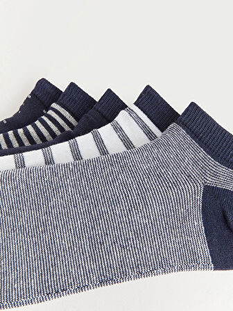 LCW ACCESSORIES Karişik Desenli Erkek Patik Çorap 5'li