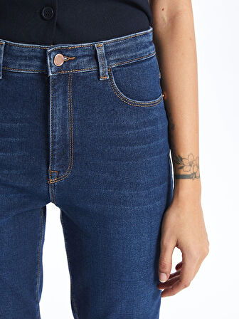 LCW Jeans Indigo Jüpiter Süper Skinny Fit Kadın Jean Pantolon