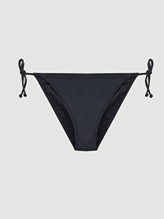 LCW DREAM Siyah UV Korumalı Düz Brazilian Bikini Alt