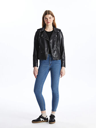 LCW Jeans Indigo Jüpiter Süper Skinny Fit Kadın Jean Pantolon