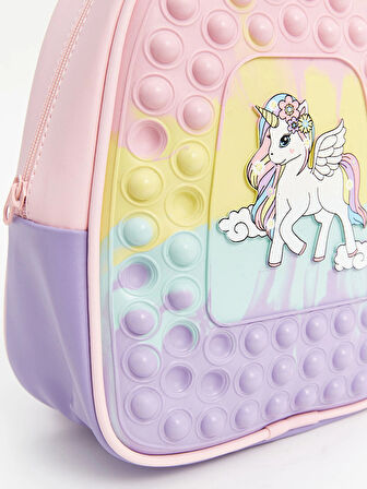 LCW ACCESSORIES Karişik Baskılı Pop It Kız Çocuk Sırt Çantası