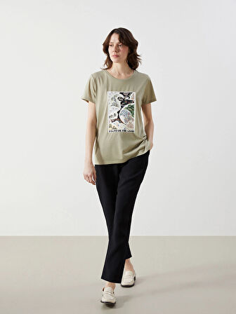 LCWAIKIKI Classic Siyah Beli Lastikli Havuç Kesim Kadın Pantolon