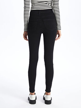 LCW Jeans SİYAH Jüpiter Süper Skinny Fit Kadın Jean Pantolon