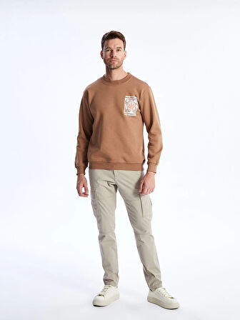 LCWAIKIKI Classic Bej Dar Kalıp Gabardin Erkek Chino Pantolon