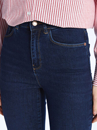 LCW Jeans İNDİGO Jüpiter Süper Skinny Fit Kadın Jean Pantolon