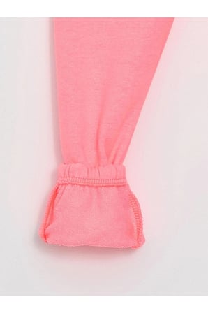 LCW Kids Pembe Beli Lastikli Kız Çocuk Eşofman Altı