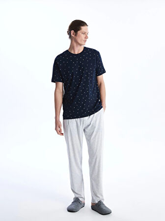 LC WAIKIKI Lacivert Standart Kalıp Erkek Pijama Takımı