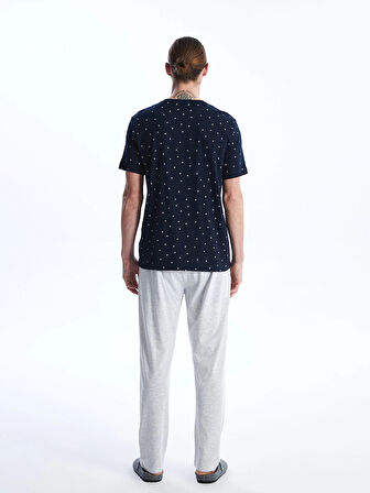 LC WAIKIKI Lacivert Standart Kalıp Erkek Pijama Takımı