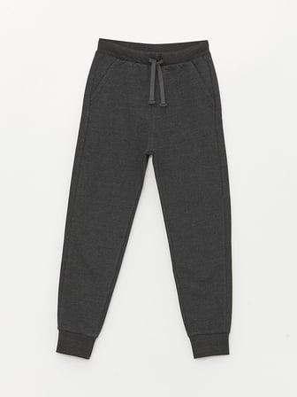 LCW Kids Antrasit Beli Lastikli Basic Erkek Çocuk Jogger Eşofman Altı