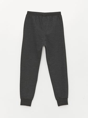 LCW Kids Antrasit Beli Lastikli Basic Erkek Çocuk Jogger Eşofman Altı