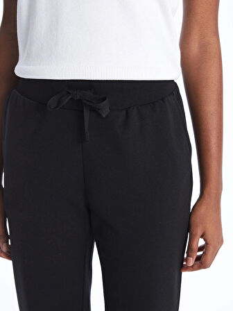 LCW Vision Siyah Beli Lastikli Kadın Jogger Eşofman Altı