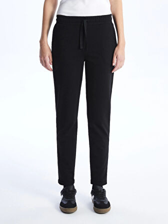 LCW Vision Siyah Beli Lastikli Kadın Eşofman Altı