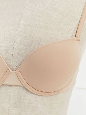 LCW DREAM PEMBE Balenli Yarım Dolgulu Düz Tişört Sütyen