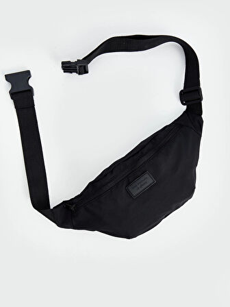 LCW ACCESSORIES SİYAH Fermuarlı Erkek Bel Çantası