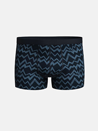LC WAIKIKI Lacivert Standart Kalıp Pamuklu Esnek Erkek Boxer 3'lü