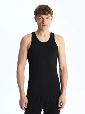 LC WAIKIKI Siyah U Yaka Penye Erkek Atlet 2'li