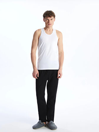 LC WAIKIKI Beyaz U Yaka Penye Erkek Atlet 2'li