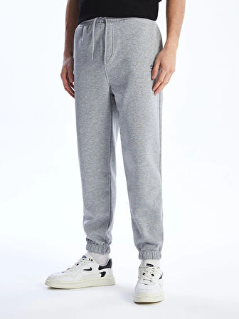 LCW Casual Gri Standart Kalıp Erkek Kalın Jogger Eşofman Altı