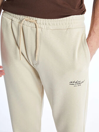LCW Casual BEJ Standart Kalıp Erkek Kalın Jogger Eşofman Altı