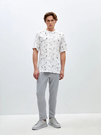 LCW Casual GRİ Slim Fit Erkek Kalın Eşofman Altı