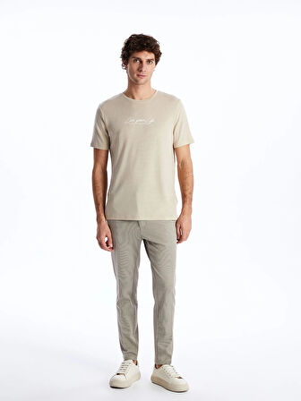 LCWAIKIKI Classic Bej Dar Kalıp Erkek Chino Pantolon