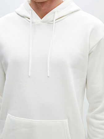 LCW Casual EKRU Uzun Kollu Erkek Kalın Hoodie