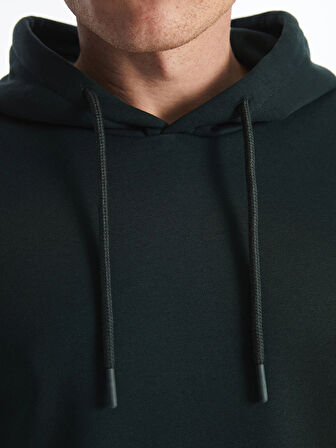 LCW Casual YEŞİL Uzun Kollu Erkek Kalın Hoodie