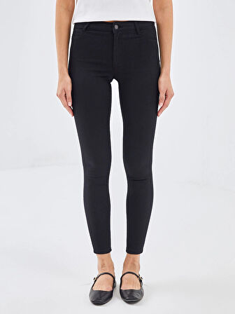 LCW Jeans SİYAH Jüpiter Süper Skinny Fit Kadın Jean Pantolon