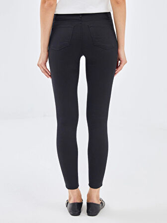 LCW Jeans SİYAH Jüpiter Süper Skinny Fit Kadın Jean Pantolon