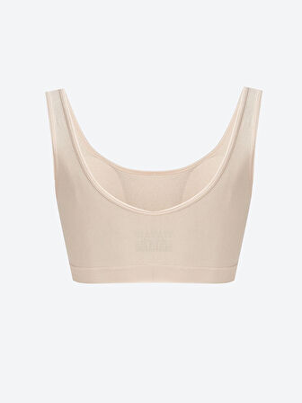 LCW DREAM Pembe Balensiz Dolgusuz Düz Seamless Sporcu Sütyen